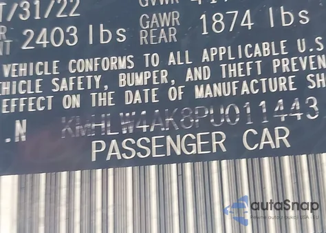 2023 Hyundai Elantra N из США, поврежденный, VIN KMHLW4AK8PU011443